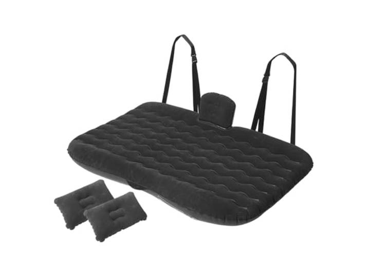 LCQSYE Aufblasbares Auto-Reisebett Autositz-Kofferraummatratze(Black)