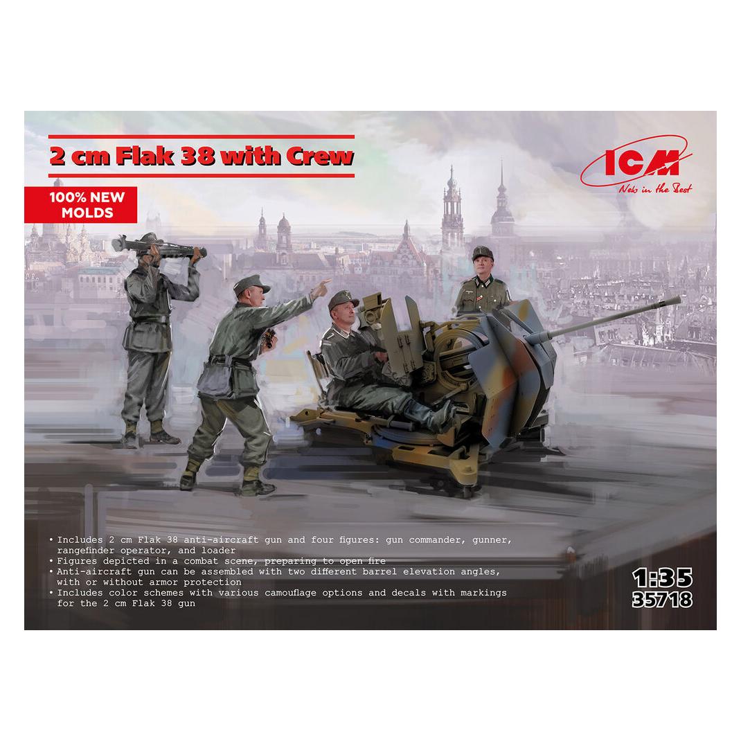 ICM Flak 38 with Crew (35718)