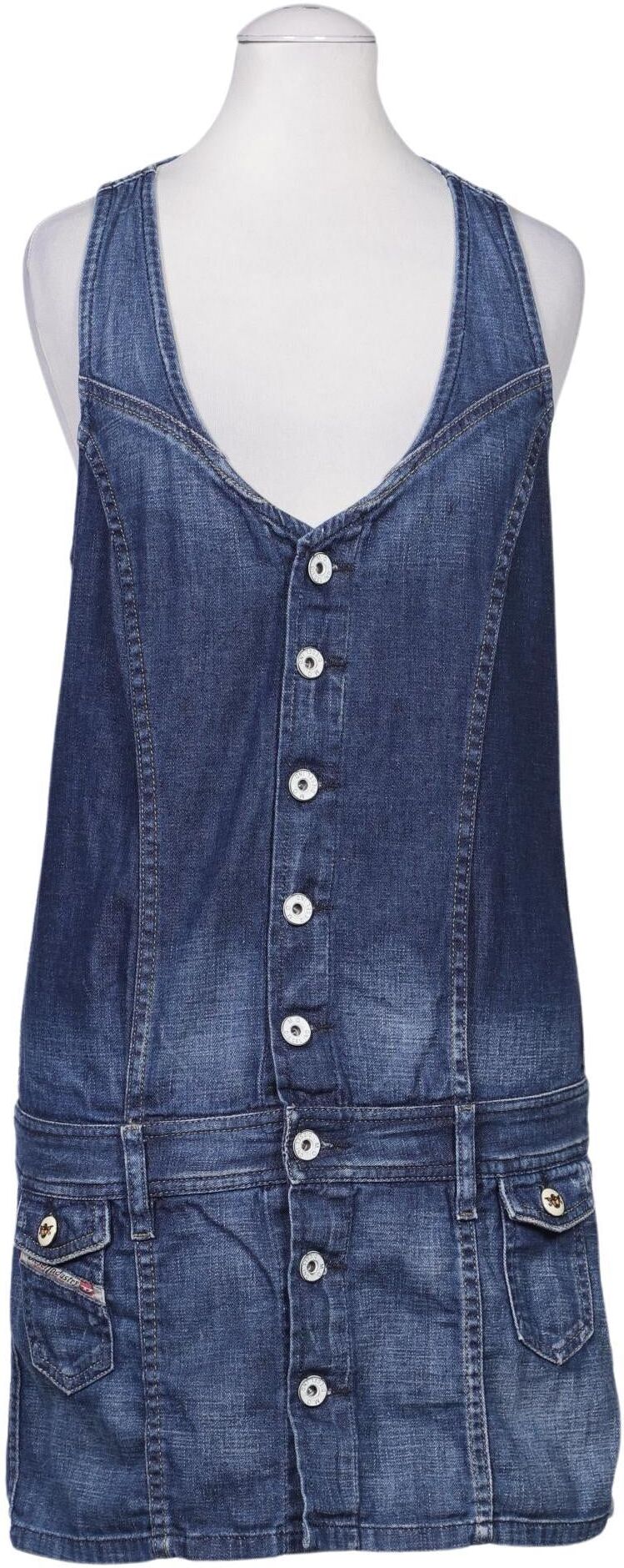 Diesel Damen Kleid, Blau, Gr. XS, Baumwolle - Second Hand