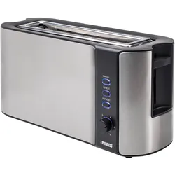 Princess Langschlitztoaster mit eingeba, Toaster, Grau, Schwarz