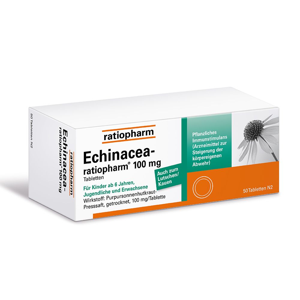 Echinacea-Ratiopharm 100 mg Tabletten 50 St