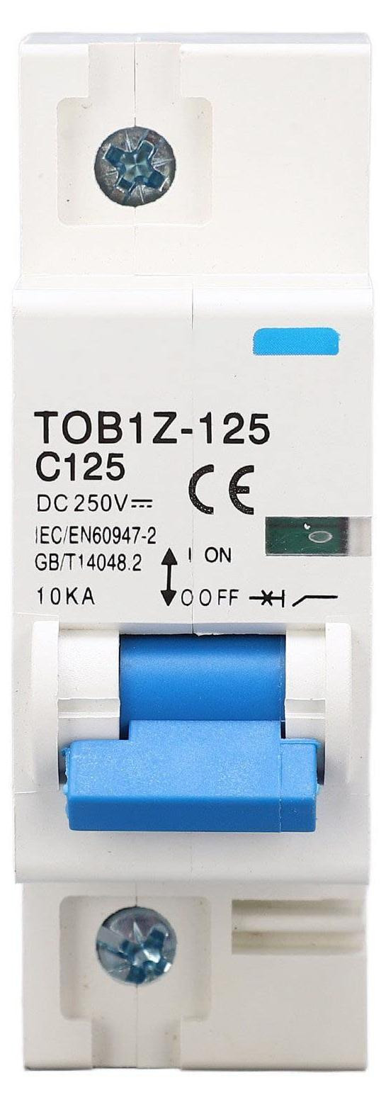 Lustrens DC Miniatuur Stroomonderbreker 1P 125A 250V