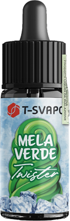 T-Svapo Twister Mela Verde Aroma Concentrato 10ml Mela Menta Ghiaccio