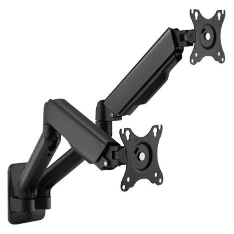 Fellowes Držák monitoru Brateck LDA32-114E dvě ramena vedle sebe mechanická pružina nástěnný (Wand, 32", 9 kg) (BRLDA32114E)