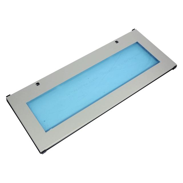 Cubic Låge med rude 2 x 5 modul, 374 x 950 mm BxH (Gehäuse) (5705100016580)