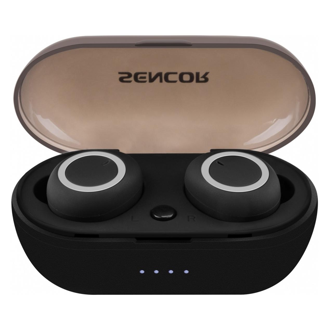 Sencor SEP 510BT BK TWS In-Ear-Bluetooth-Kopfhörer (NC, 19 h, Kabellos) (8590669287949)