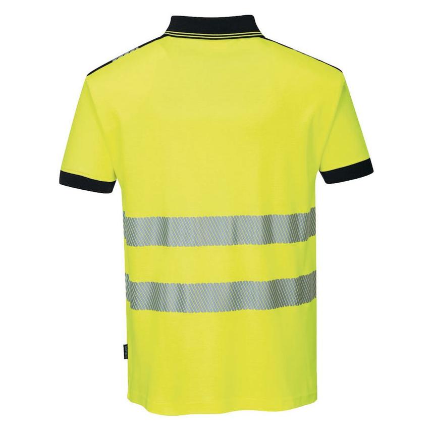 Portwest Warnschutz Poloshirt T180 geb/schwarz (L) (52458229)