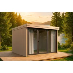 Wolff Finnhaus Design-Gartenhaus Orland 3334 isolierverglast - 94 mm