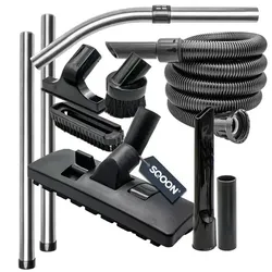 Ersatz-Set SQOON mit Kombi-Düse für Numatic Staubsauger 10-teilig, D=32mm, ersetzt Numatic Kit AS0 (903146)