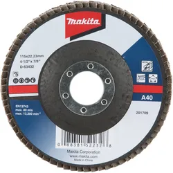 Makita Fächerschleifscheibe 115mm A60 - D-63448