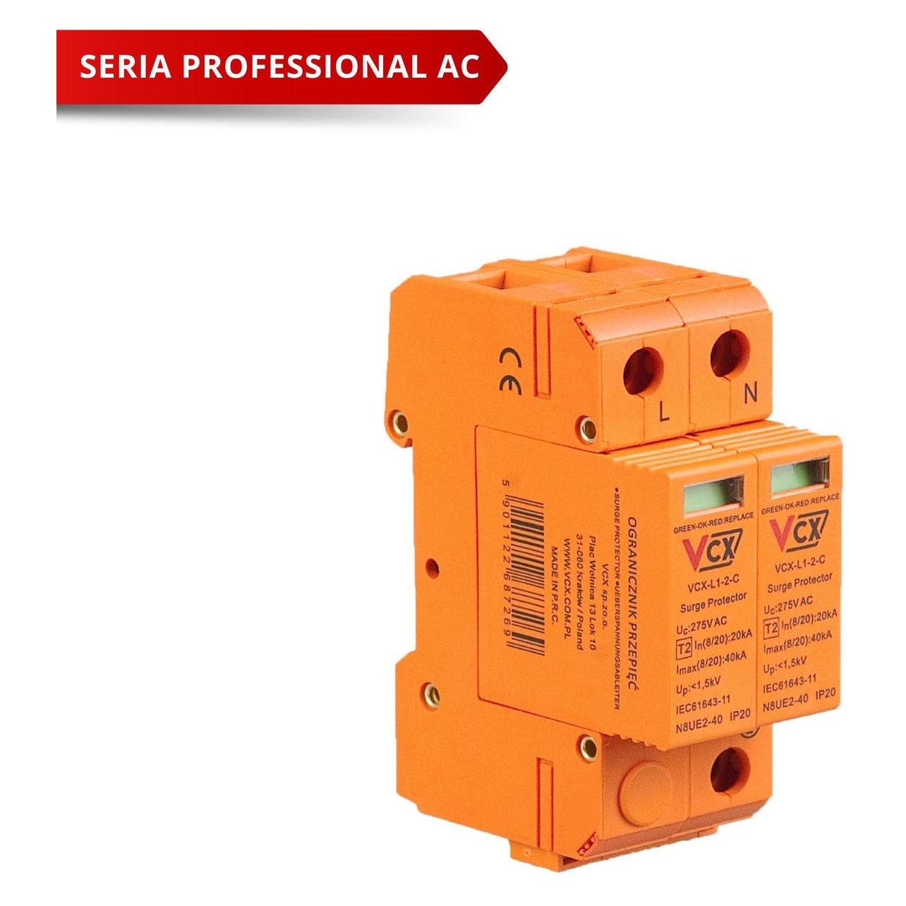 VCX Ogranicznik przepięć klasy C 2P (T2) Professional (60828456)
