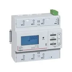 Legrand 412074 Energiezähler EMDX3, 125A, 3-phasig, Direktanschluss, RS485+Impuls, 6TE