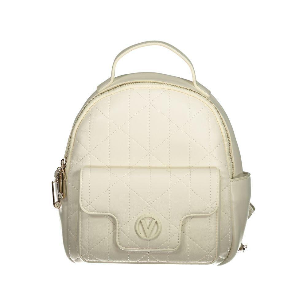 Mario Valentino Bianco Polyurethan Damen Rucksack