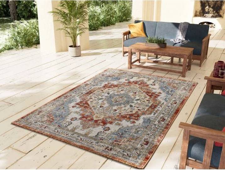 Tapis ATTICGO vintage 120 x 170 cm LUNA 54552 rouille