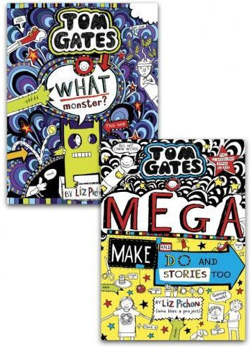 Scholastic Tom Gates 2 Books Collection Set By Liz Pichon