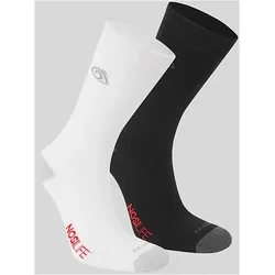 Craghoppers, Unisex, Sportsocken, Leicht-Socken NosiLife Travel Twin Pack (39 - 42), Schwarz, Weiss