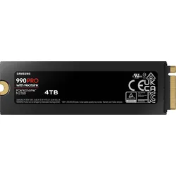 Samsung 990 PRO NVMe SSD 4 TB M.2 PCIe 4.0 3D-NAND TLC mit Kühlkörper