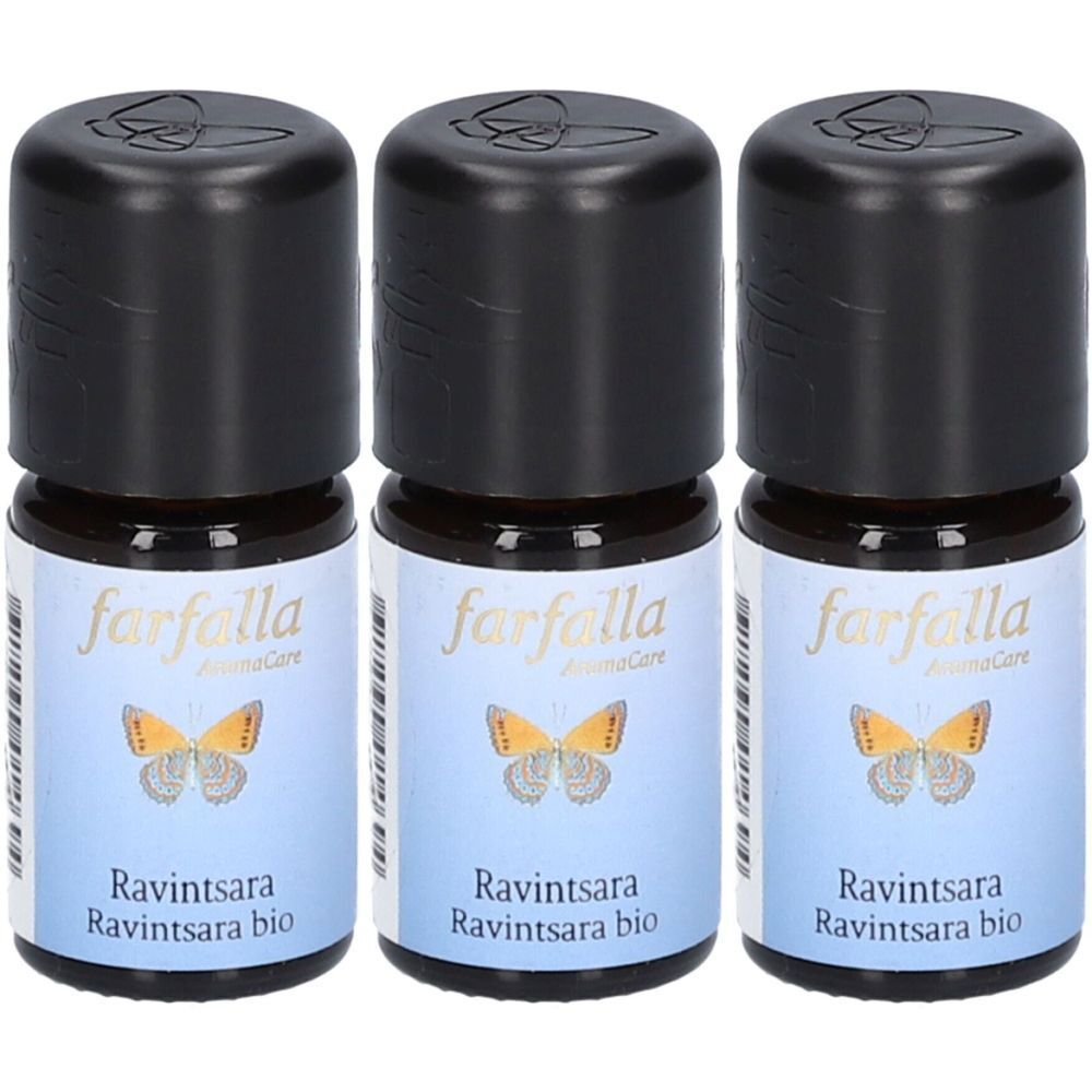 Farfalla Ravintsara Äth/Öl Bio Grand Cru 5 ml x3 3x5 Ätherisches Öl
