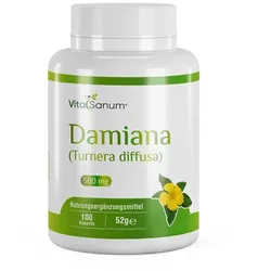 VitaSanum® - Damiana (Turnera diffusa) 500 mg 100 Kapseln