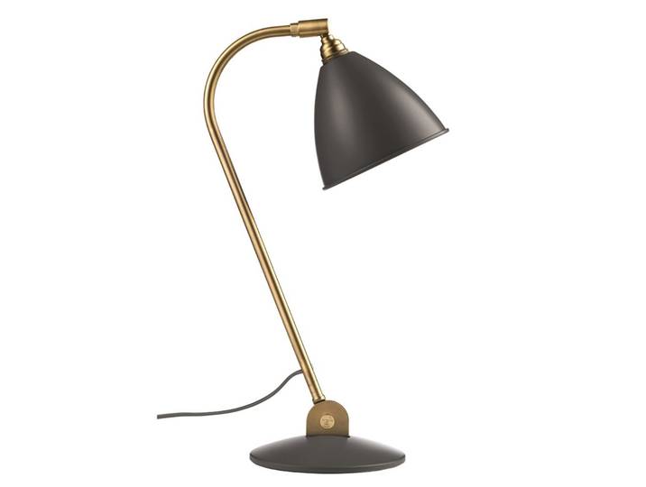 Bestlite BL2 Tischleuchte Ø16 Messing/Grau - GUBI - Wohnzimmer - Metall