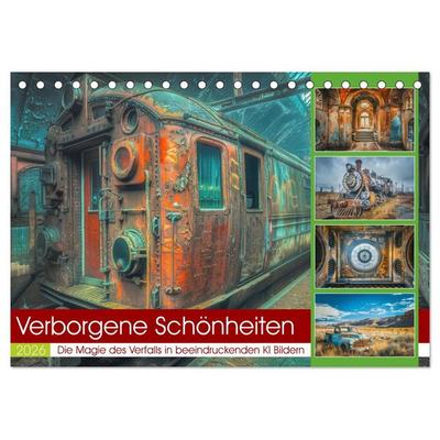 Verborgene Schönheiten (Tischkalender 2026 DIN A5 quer), CALVENDO Monatskalender