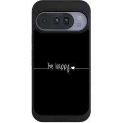 Nivocase Handyhülle für Google Pixel 10 Pro Hülle NIVOpure Case Schwarz Glück Sprüche Statement (Google Pixel 10 Pro), Smartphone Hülle, Schwarz
