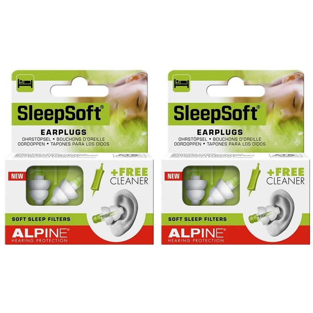 Alpine Sleepsoft Ohrstöpsel 2x 2x2 St