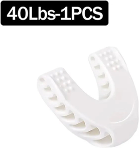 Multicon Wholesale Hub U Shape Jaw Exerciser New Facial Mouth Jawline Face Fitness Muscle Chew Ball Bite Breaker Training Equipment white