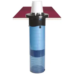 San Jamar Euro Sentry In-Counter Adjustable Cup Dispenser - C5250C18