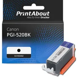 Druckerpatrone kompatibel mit Canon PGI-520BK - Schwarz