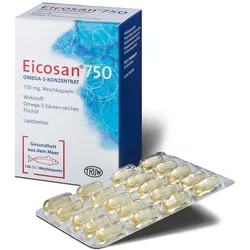 EICOSAN 750 Omega-3 Konzentrat Weichkapseln 120 St