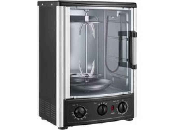 Rôtissoire Verticale Électrique 22 L-Duoku-Appareil de Comptoir pour Kebab et Shawarma Minuterie Réglable Température de 0-240 ℃