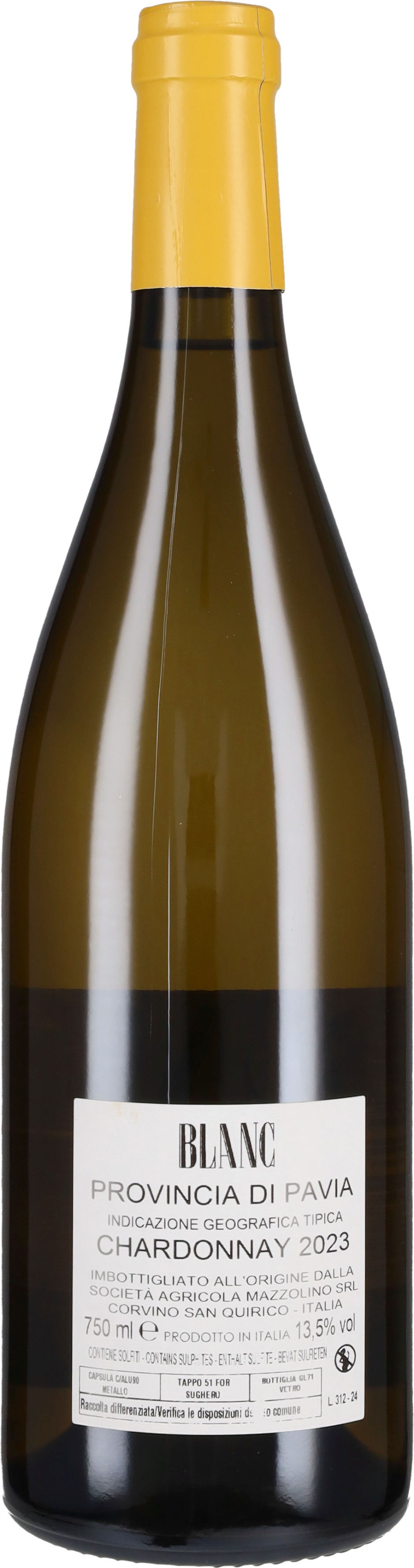 Chardonnay 'Blanc' Tenuta Mazzolino 2024
