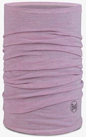 Buff Merino Midweight Melange Lilac Sand Tubular Neckwear
