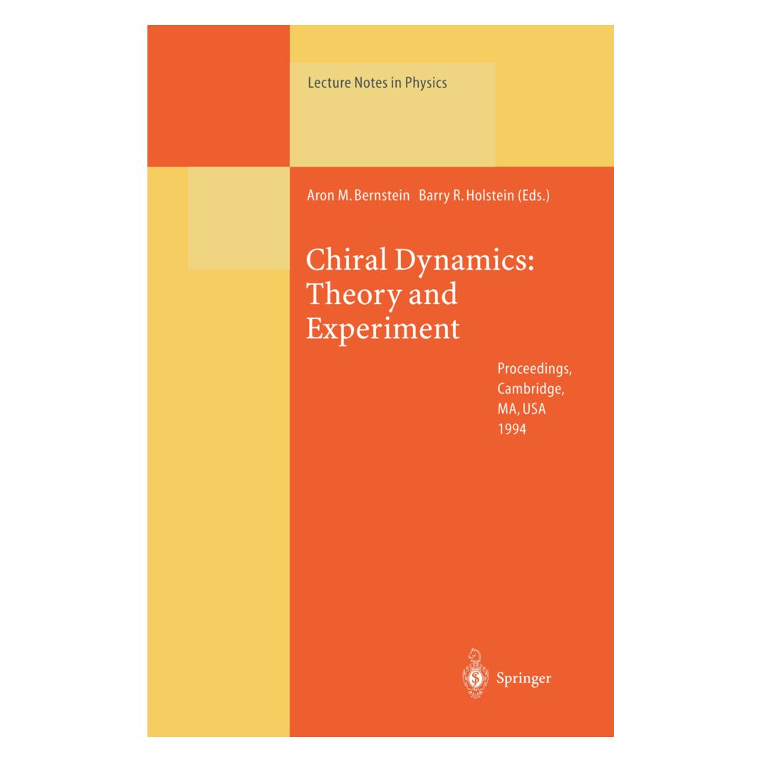 Springer Chiral Dynamics: Theory and Experiment (Englisch, Softcover, Aron Bernstein, Barry R. Holstein) (55539288)