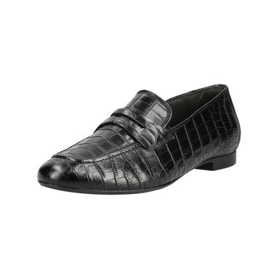 Slipper PAUL GREEN "Paul Green Halbschuhe Leder", Damen, Gr. 39, schwarz, Leder, Schuhe Slipper
