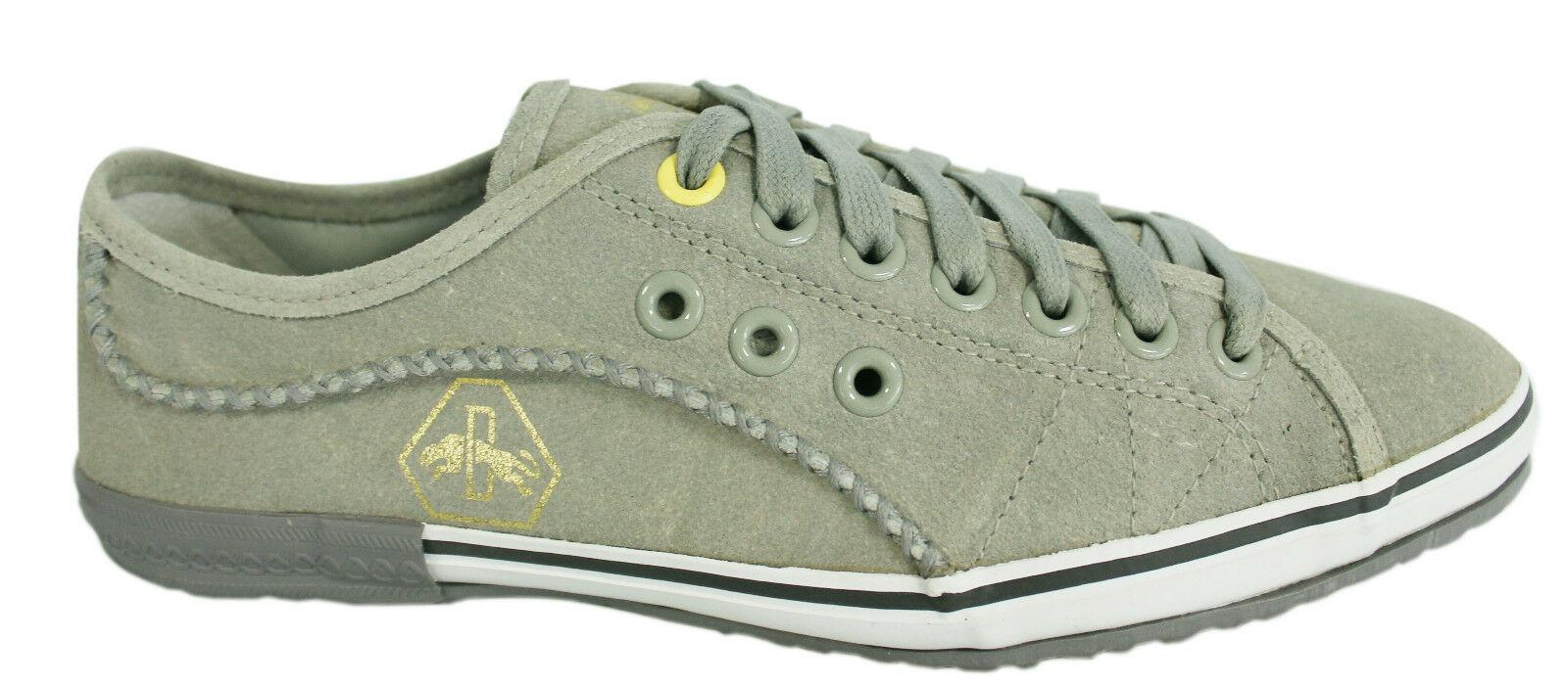 Puma Rudolf Dassler Scherenbahn Heren Trainers Leer Grijs Veters Omhoog 346190 02 B6D