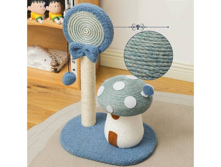Griffoir pour chat - Planche résistante à l'usure - Jouet à boule - Griffoir pour chaton - Corde en sisal - Boule - Pour l'affûtage des griffes - Jouets pour chats - Griffoir - Fournitures pour