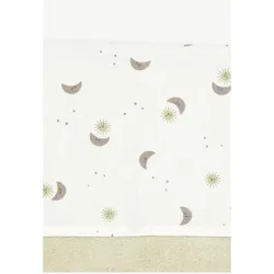 Jollein, Fixleintuch Babybett, Bettlaken Wiege 75x100cm - Over the Moon (75 x 100 cm)