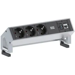 Bachmann, Steckdosenleiste, Desk 2 (5x, RJ45, USB-A, 1.50 m)