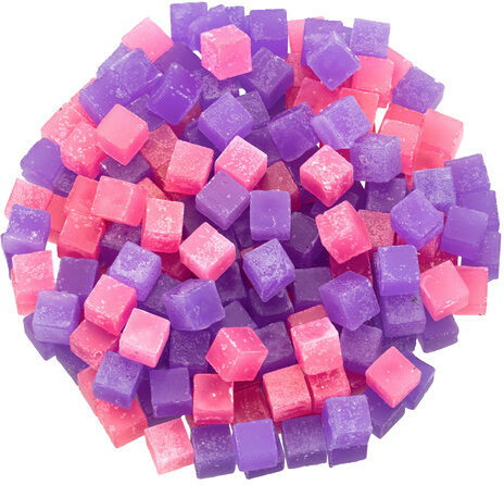 Wachswürfel lila/pink, 200g