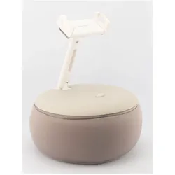 RealPower PillowStand 1,Tablethalterung mit Kissen, Tablet Halterung, Beige