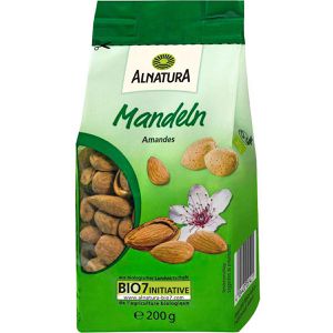 Alnatura Mandeln BIO, naturbelassen, roh, 200 g