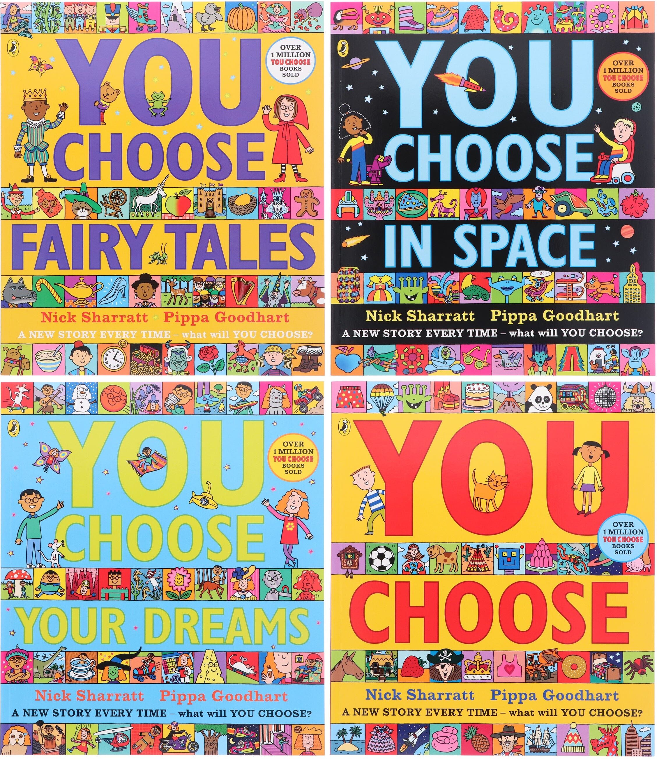You Choose Series By Pippa Goodhart 4 Books Children's Collection Set - Age 3-7 - Paperback Penguin Random House