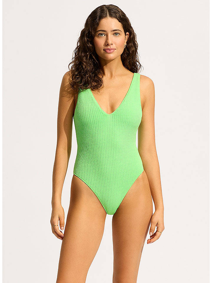 Seafolly Badeanzug in Grün - 40