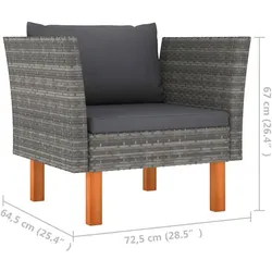 vidaXL, Gartenlounge, Emmy (Sessel)