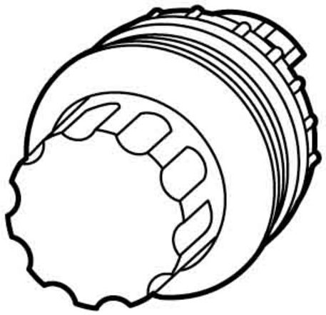 Eaton Bouton de sélection à molette 3 positions, marqué M22-W3 (216861)