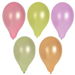 Papstar 120 Luftballons Ø 25 cm farbig sortiert Neon