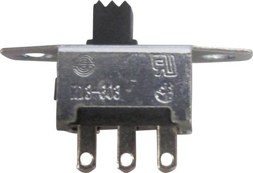TRU Components 6351072 TC-R13-603C-05 Schiebeschalter 250 V/AC 3A 1 x Ein/Ein