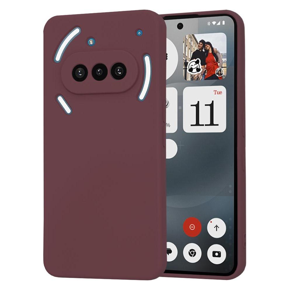 Techsuit - SoftFlex - Nothing Phone (3a) - Plum Red (Nothing Phone (3a)) (56365633)